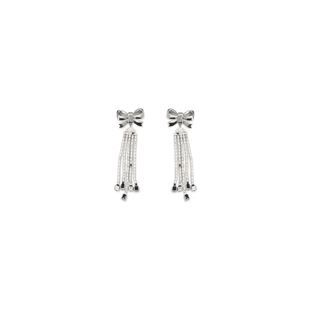 Self-Portrait Sample Sale | Self-Portrait Silver Brass Earrings - | Designer outlet