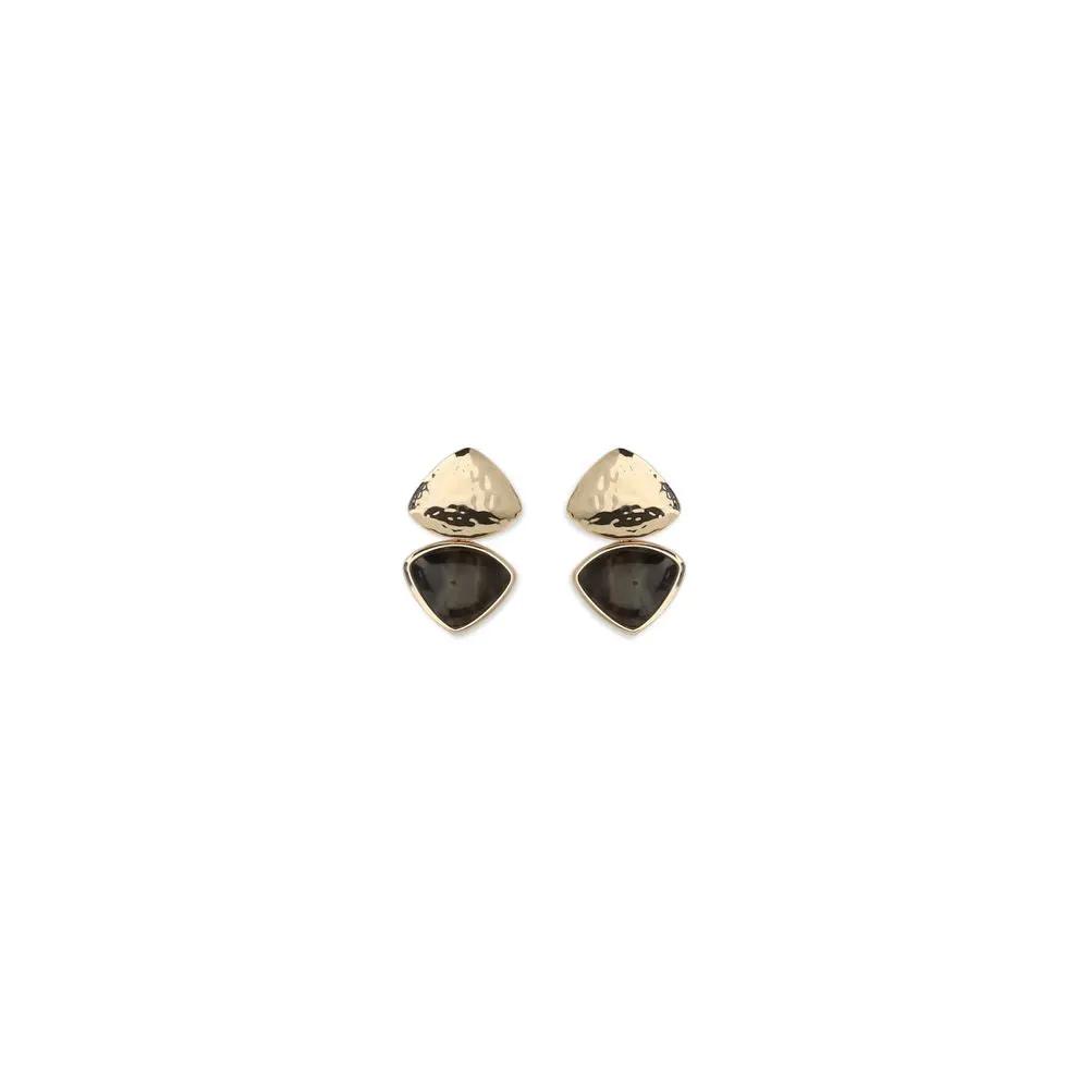 Self-Portrait Sample Sale | Self-Portrait Gold Brass Earrings - | Designer outlet