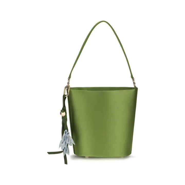 Self-Portrait Sample Sale | Self-Portrait Bicolor Polyester Backet Bag - | Designer outlet