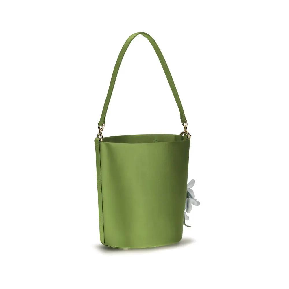 Self-Portrait Sample Sale | Self-Portrait Bicolor Polyester Backet Bag - | Designer outlet