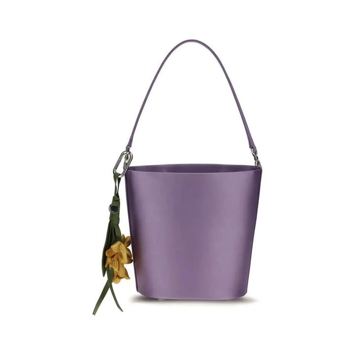 Self-Portrait Sample Sale | Self-Portrait Purple Polyester Backet Bag - | Designer outlet