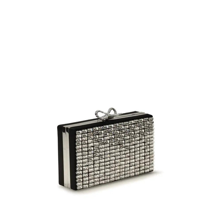Self-Portrait Sample Sale | Self-Portrait Silver Glass Clutch Bag - | Designer outlet