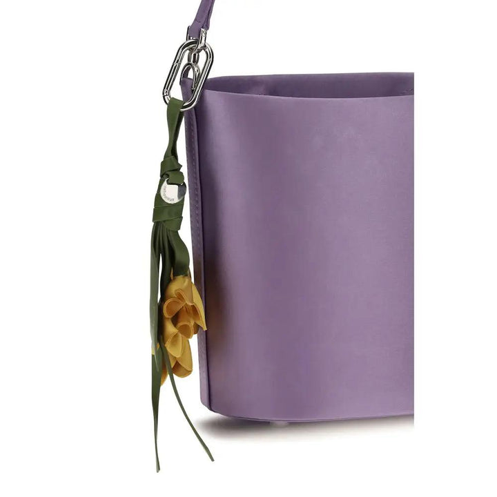 Self-Portrait Sample Sale | Self-Portrait Purple Polyester Backet Bag - | Designer outlet