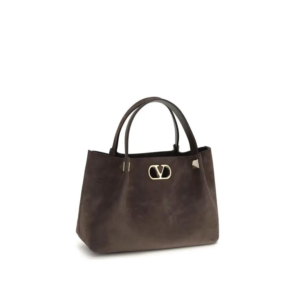 Valentino Garavani Sample Sale | Valentino Garavani Brown Calf Leather Bos Taurus Shoulder Bag - | Designer outlet