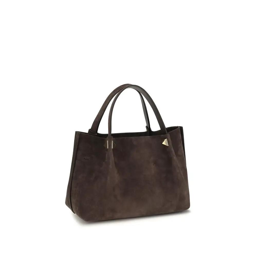 Valentino Garavani Sample Sale | Valentino Garavani Brown Calf Leather Bos Taurus Shoulder Bag - | Designer outlet
