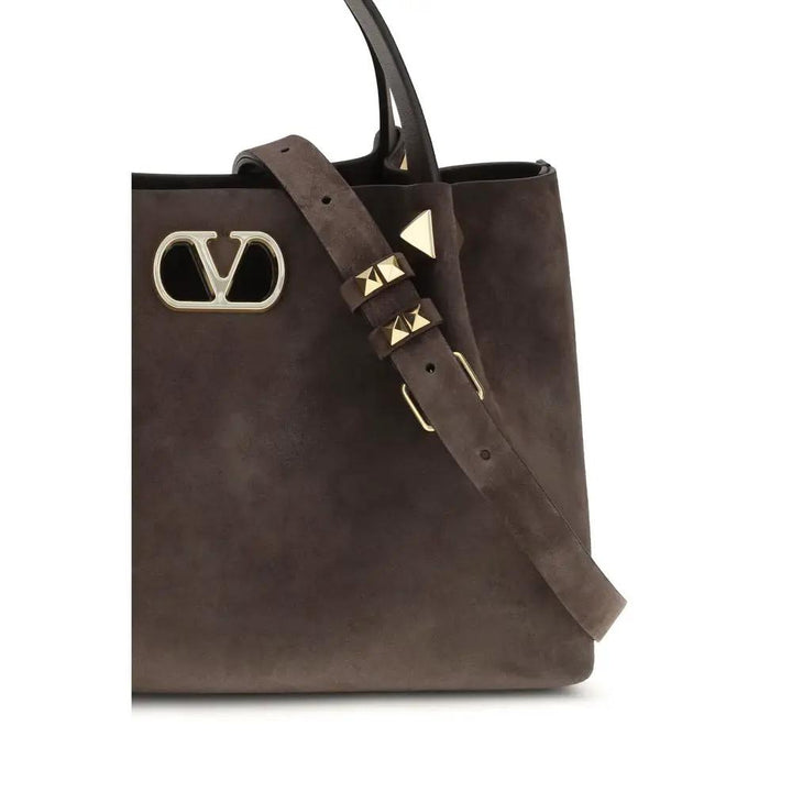 Valentino Garavani Sample Sale | Valentino Garavani Brown Calf Leather Bos Taurus Shoulder Bag - | Designer outlet