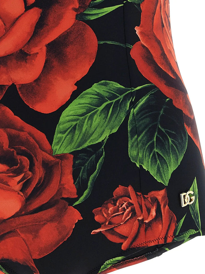 Dolce &amp; Gabbana Sample Sale | Dolce &amp; Gabbana Multicolor Polyamide One-Piece Swimsuit - | Designer outlet