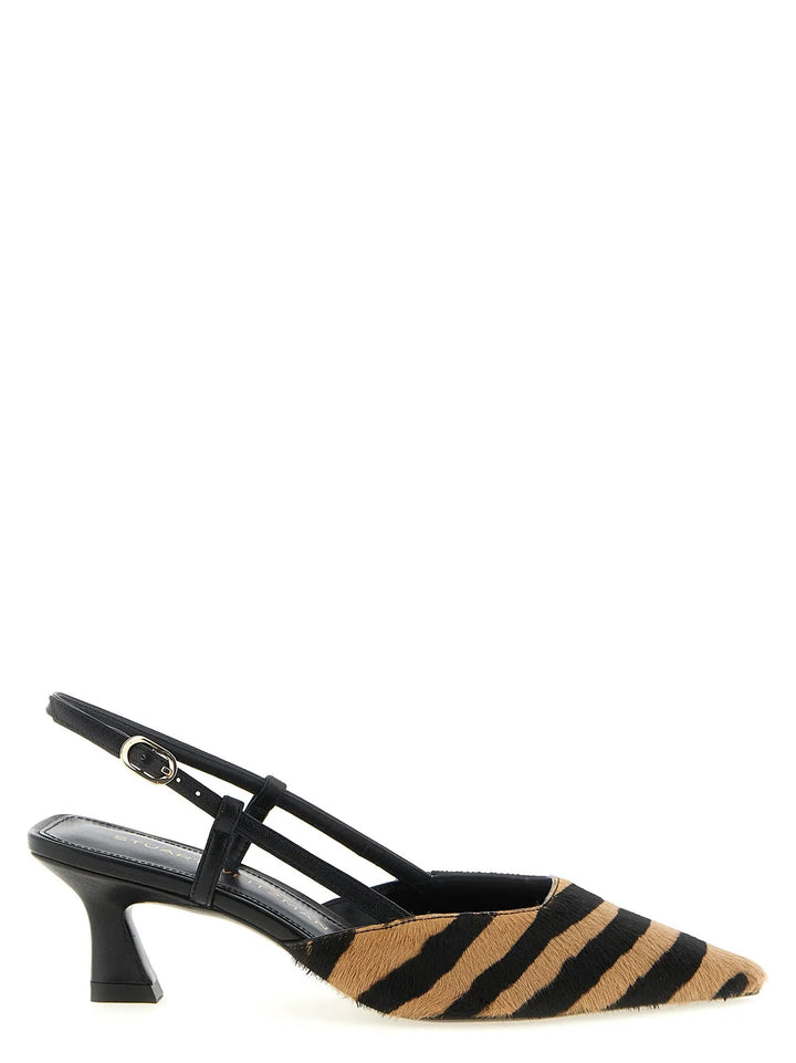 Stuart Weitzman Sample Sale | Stuart Weitzman Multicolor Calfskin Mid Heel Pumps - | Designer outlet