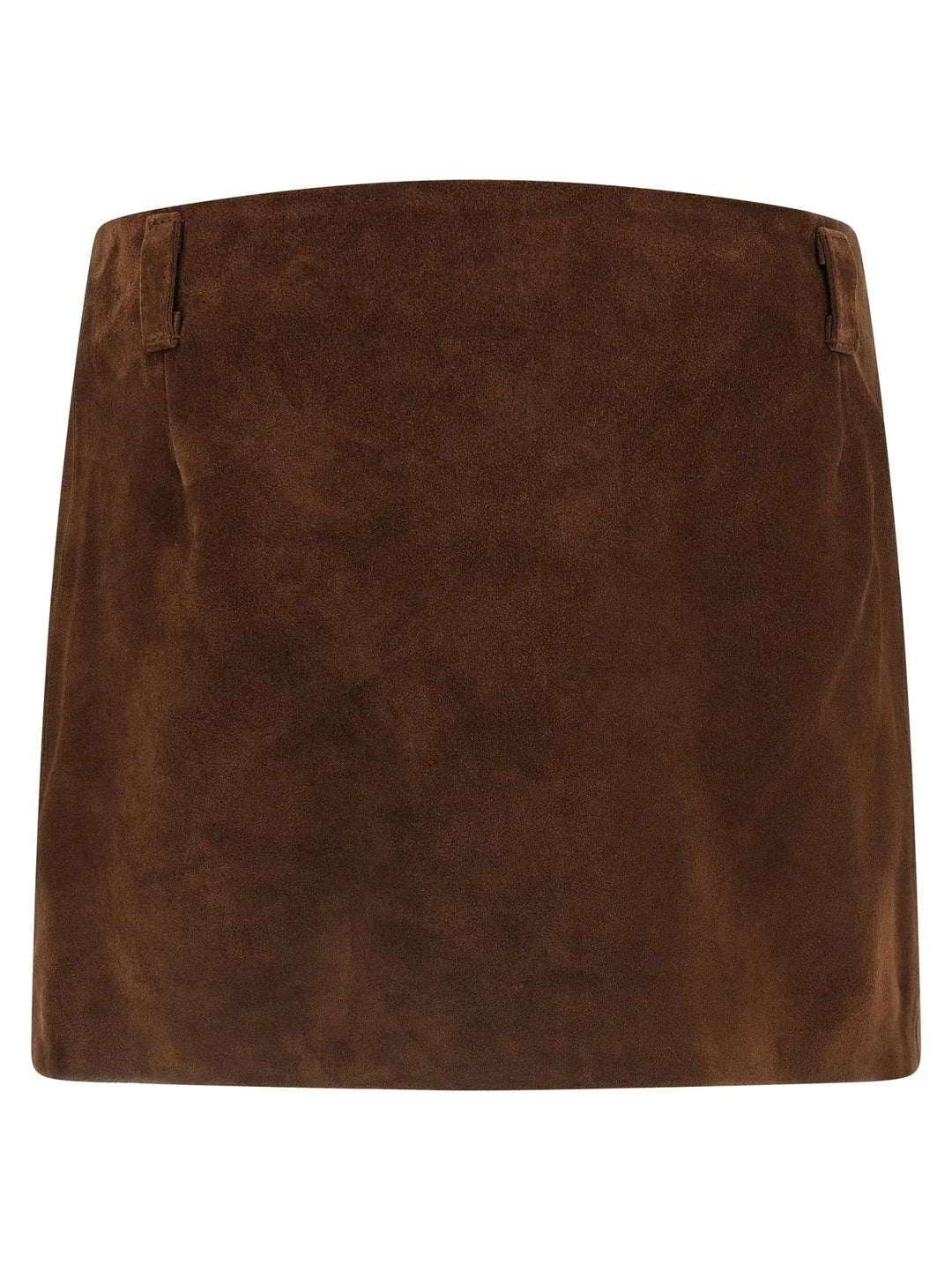 Marni Sample Sale | Marni Brown Calfskin Long Skirt - | Designer outlet