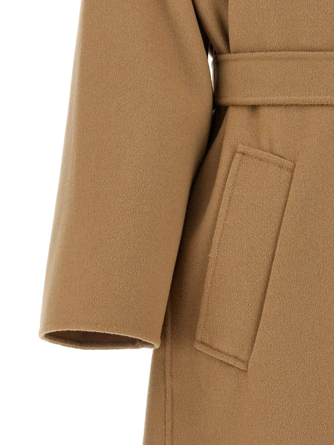 Max Mara Sample Sale | Max Mara Beige Virgin Wool Coat - | Designer outlet