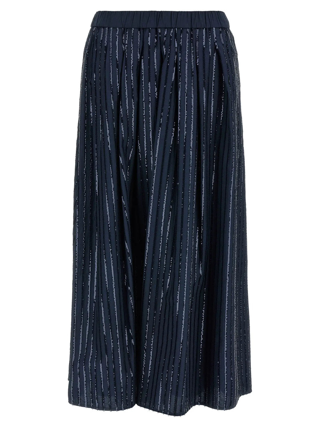 Max Mara Sample Sale | Max Mara Blue Cotton Mini Skirt - | Designer outlet
