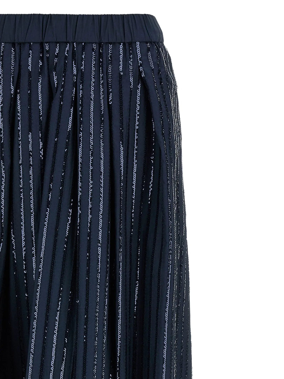 Max Mara Sample Sale | Max Mara Blue Cotton Mini Skirt - | Designer outlet