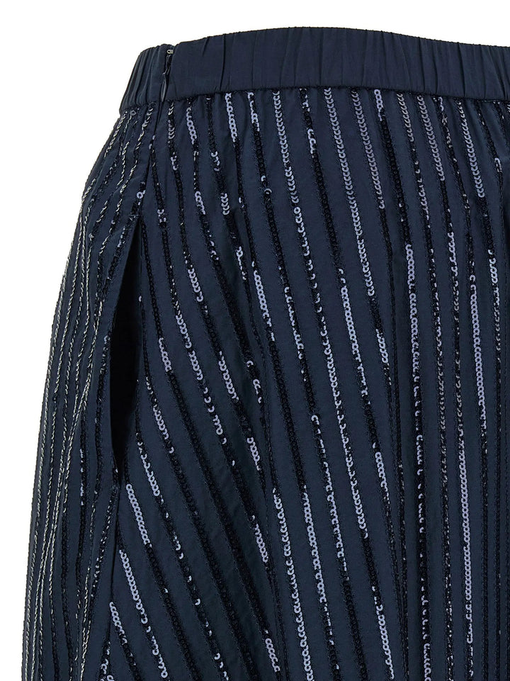 Max Mara Sample Sale | Max Mara Blue Cotton Mini Skirt - | Designer outlet