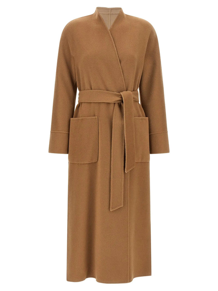 Max Mara Sample Sale | Max Mara Beige Wool Coat - | Designer outlet