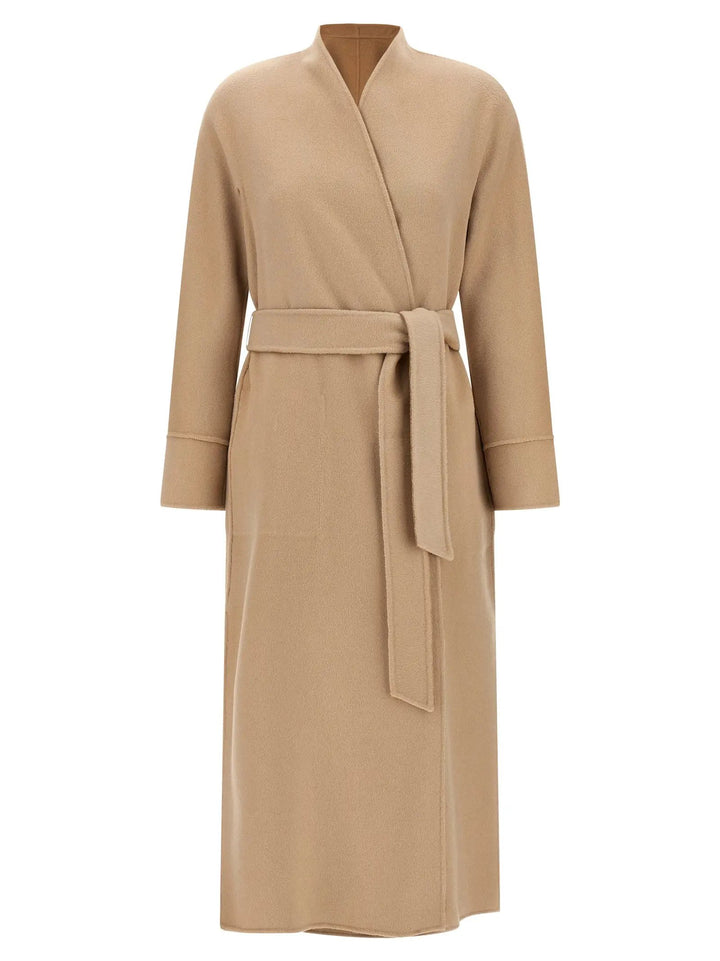 Max Mara Sample Sale | Max Mara Beige Wool Coat - | Designer outlet