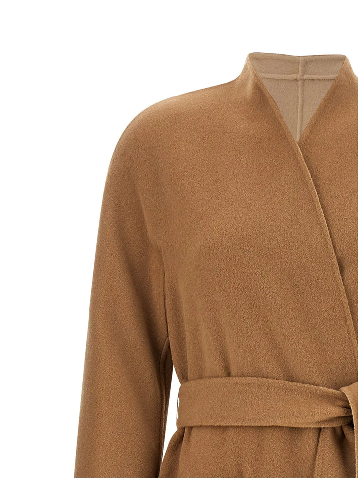 Max Mara Sample Sale | Max Mara Beige Wool Coat - | Designer outlet