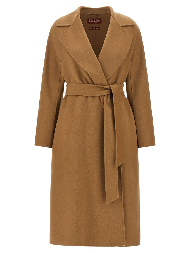 Max Mara Sample Sale | Max Mara Beige Virgin Wool Coat - | Designer outlet