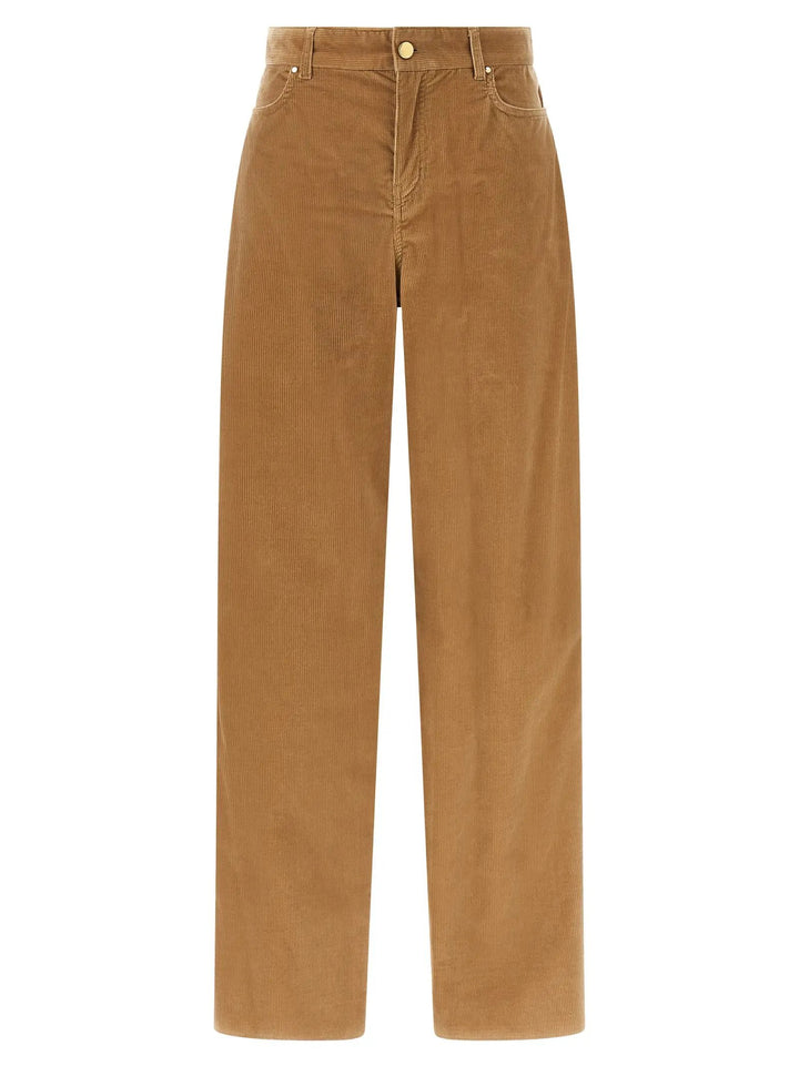 Max Mara Sample Sale | Max Mara Beige Cotton Casual Pants - | Designer outlet