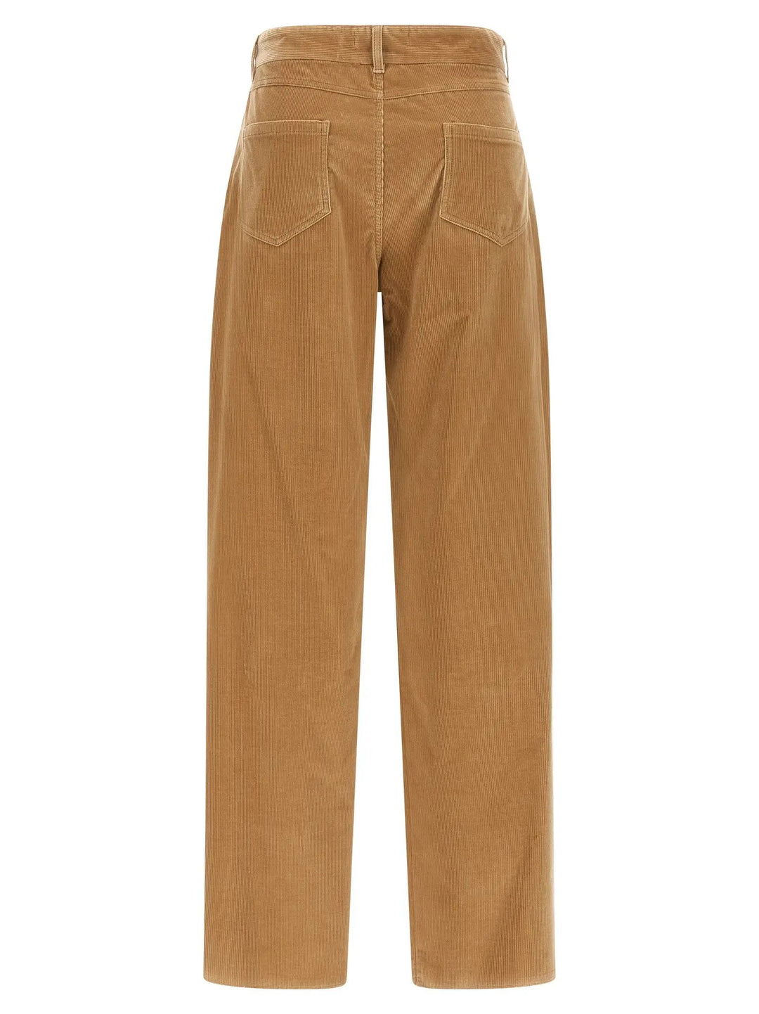 Max Mara Sample Sale | Max Mara Beige Cotton Casual Pants - | Designer outlet