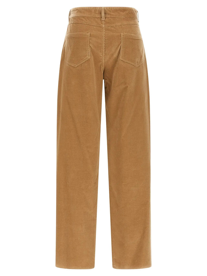 Max Mara Sample Sale | Max Mara Beige Cotton Casual Pants - | Designer outlet