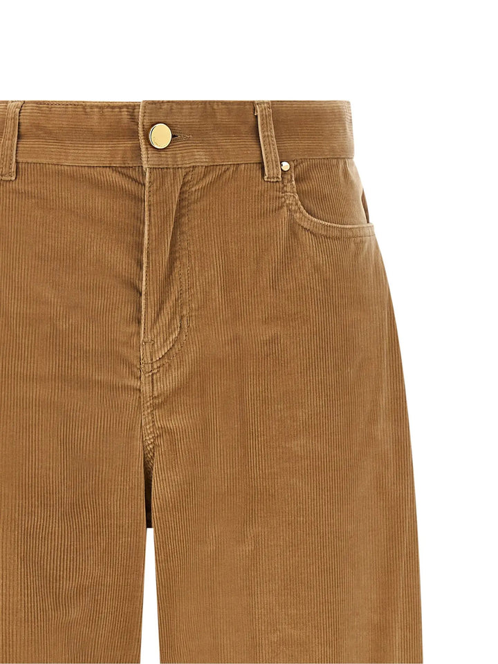 Max Mara Sample Sale | Max Mara Beige Cotton Casual Pants - | Designer outlet
