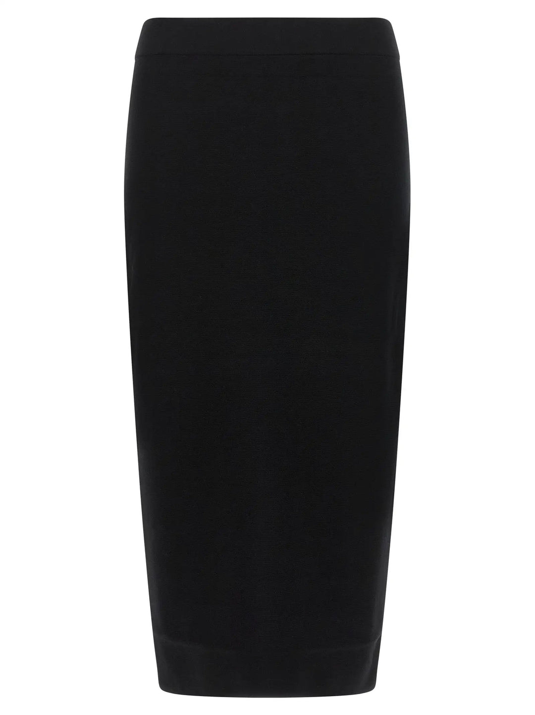 Max Mara Sample Sale | Max Mara Black Viscose Midi Skirt - | Designer outlet