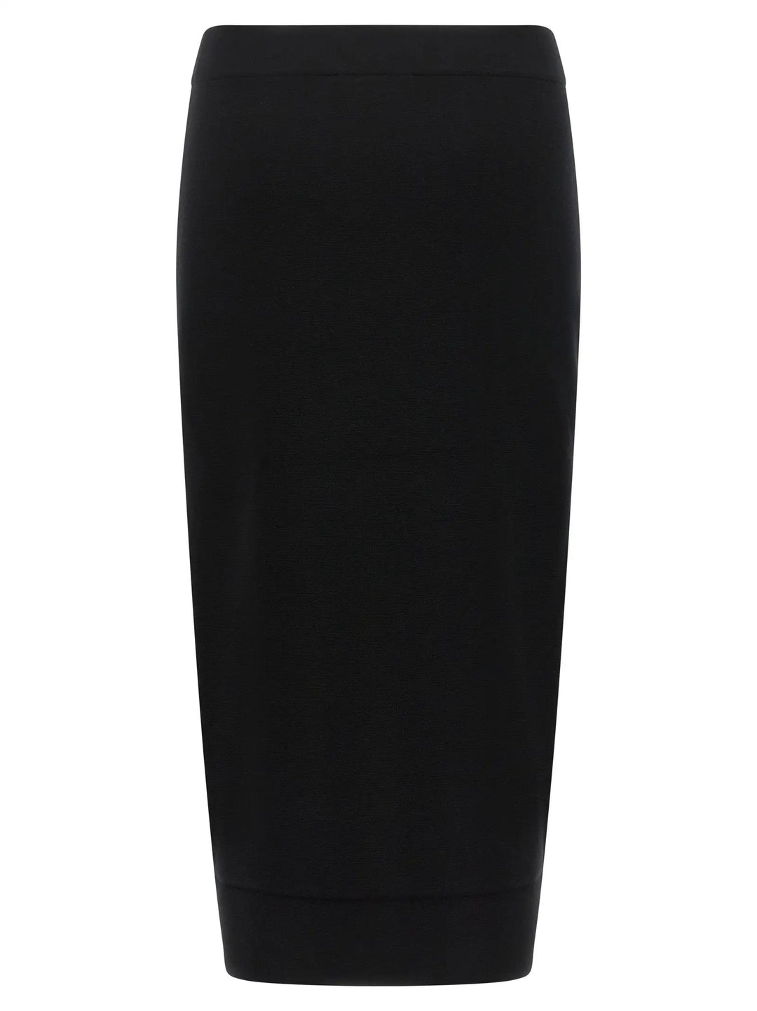 Max Mara Sample Sale | Max Mara Black Viscose Midi Skirt - | Designer outlet