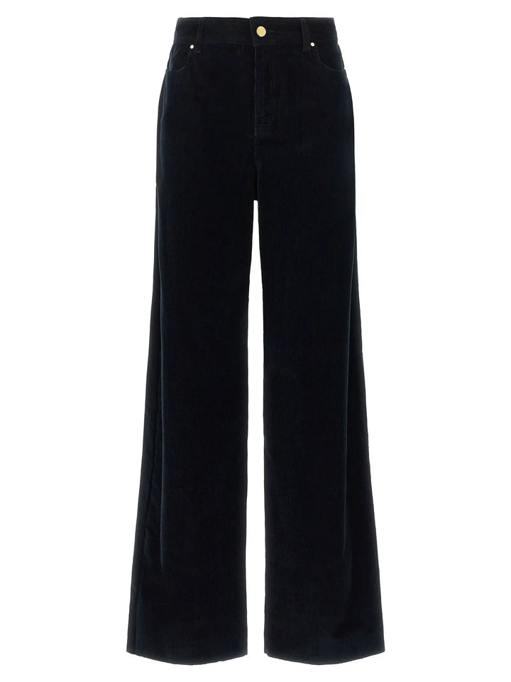 Max Mara Sample Sale | Max Mara Blue Cotton Casual Pants - | Designer outlet