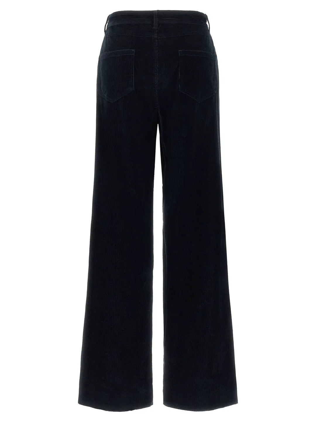 Max Mara Sample Sale | Max Mara Blue Cotton Casual Pants - | Designer outlet