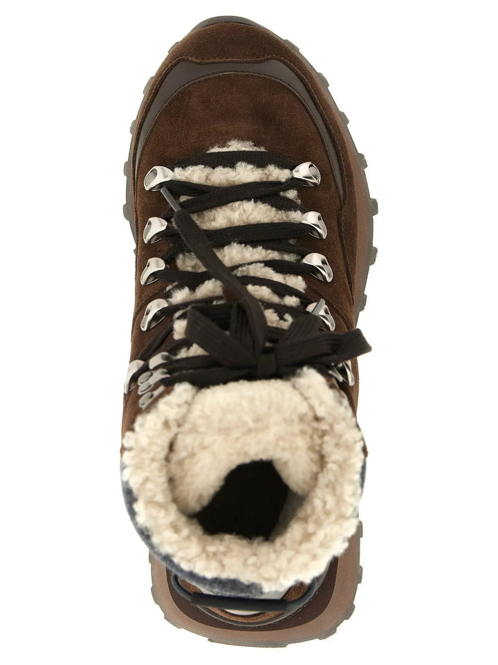 Brunello Cucinelli Sample Sale | Brunello Cucinelli Brown Calfskin Ankle Boots - | Designer outlet