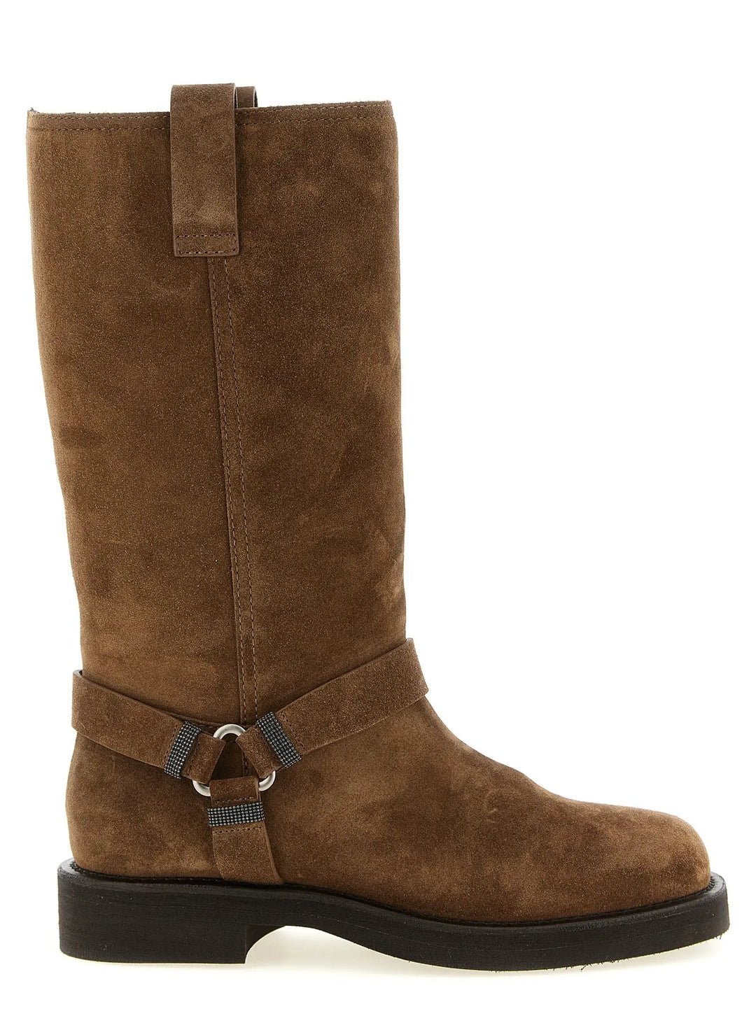 Brunello Cucinelli Sample Sale | Brunello Cucinelli Brown Calfskin Over The Knee - | Designer outlet