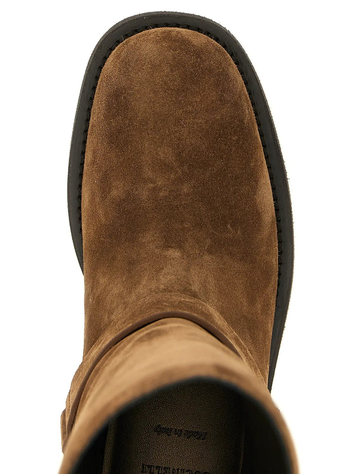 Brunello Cucinelli Sample Sale | Brunello Cucinelli Brown Calfskin Over The Knee - | Designer outlet