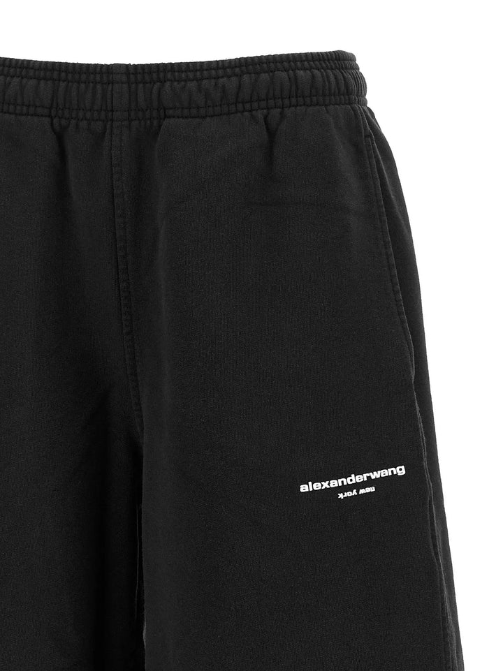 Alexander Wang Sample Sale | Alexander Wang Black Cotton Athletic Pants - | Designer outlet