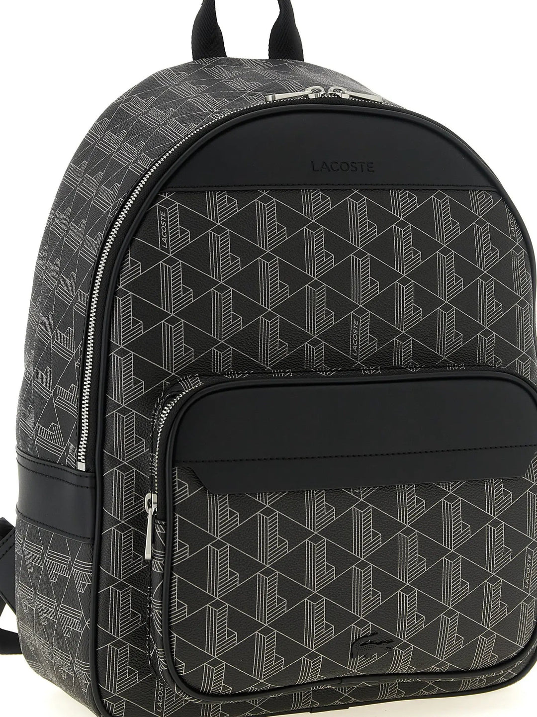 Lacoste Sample Sale | Lacoste Black Pvc Backpack - | Designer outlet