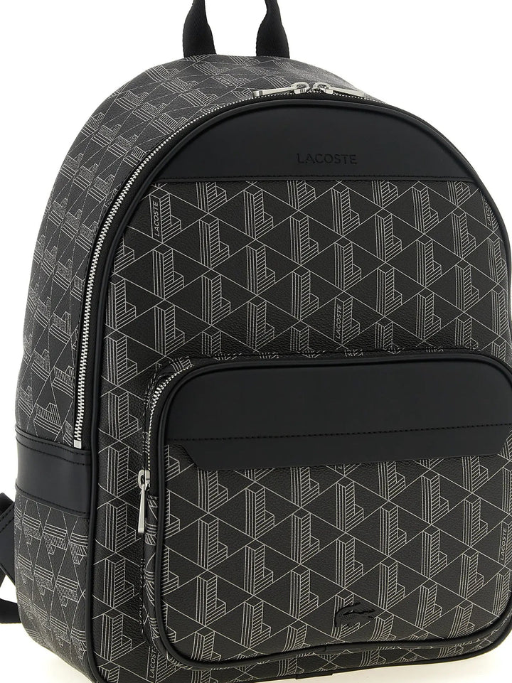 Lacoste Sample Sale | Lacoste Black Pvc Backpack - | Designer outlet