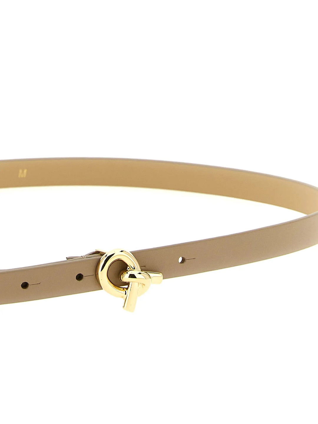 Fabiana Filippi Sample Sale | Fabiana Filippi Beige Leather Thin Belt - | Designer outlet