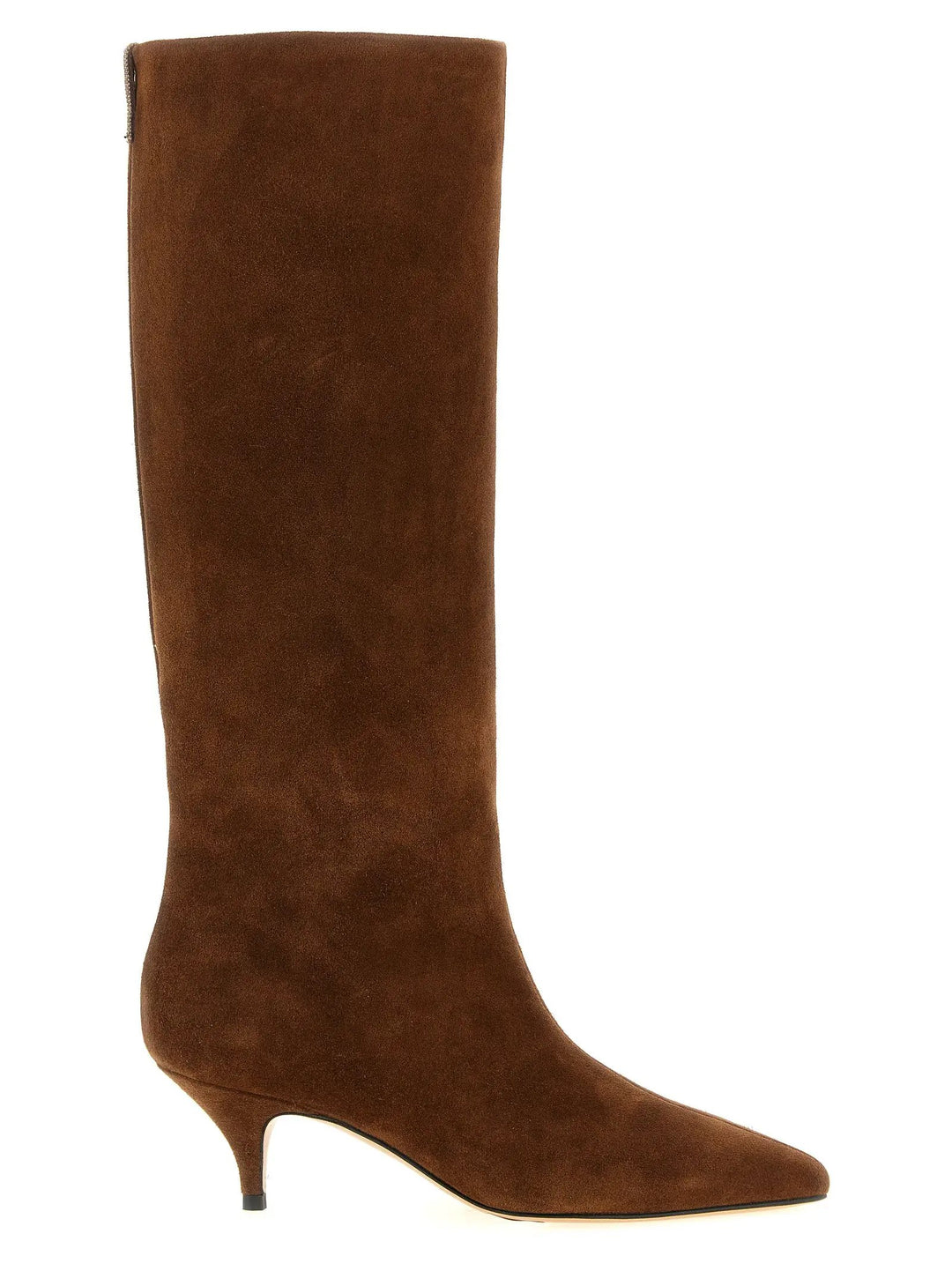 Fabiana Filippi Sample Sale | Fabiana Filippi Brown Suede Leather Over The Knee - | Designer outlet