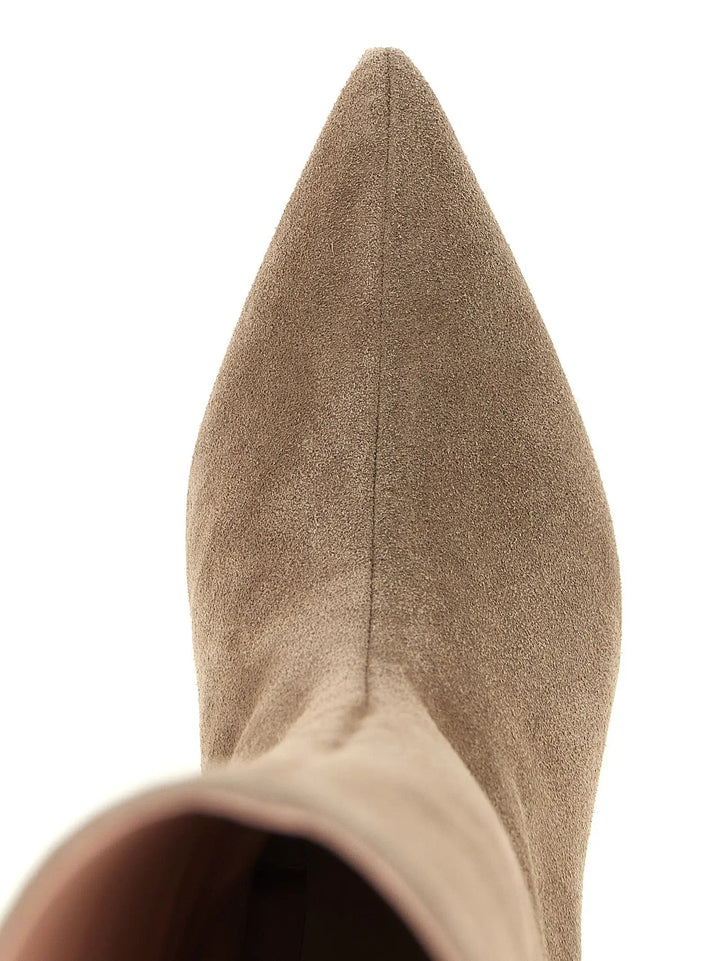 Fabiana Filippi Sample Sale | Fabiana Filippi Beige Suede Leather Over The Knee - | Designer outlet