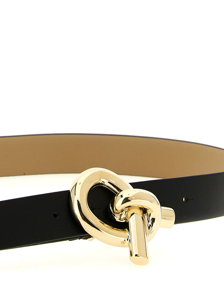Fabiana Filippi Sample Sale | Fabiana Filippi Black Leather Thin Belt - | Designer outlet