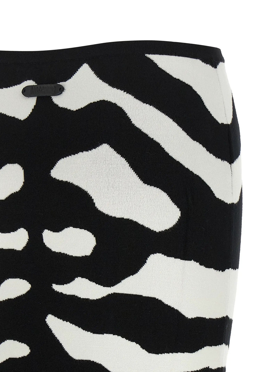 Moschino Sample Sale | Moschino Bicolor Viscose Midi Skirt - | Designer outlet