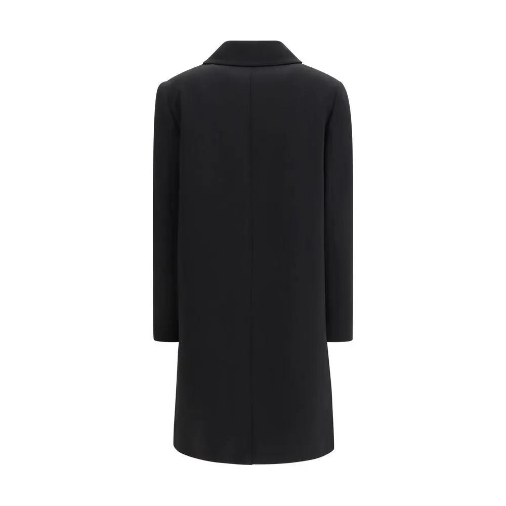 Max Mara Sample Sale | Max Mara Black Triacetate Coat - | Designer outlet