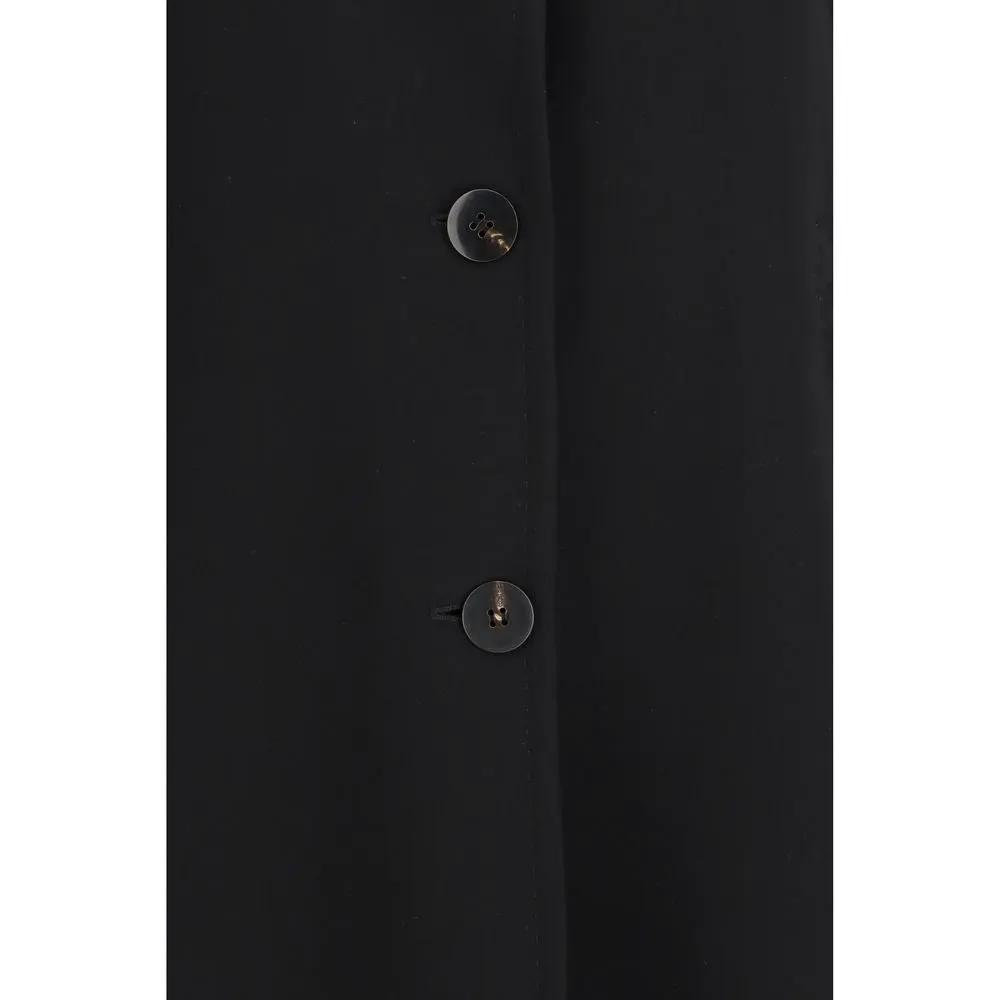Max Mara Sample Sale | Max Mara Black Triacetate Coat - | Designer outlet