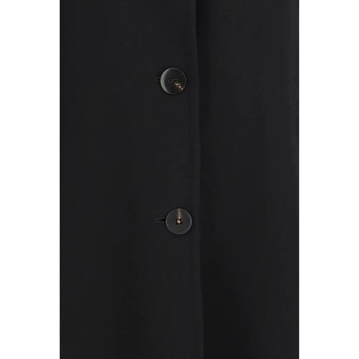 Max Mara Sample Sale | Max Mara Black Triacetate Coat - | Designer outlet
