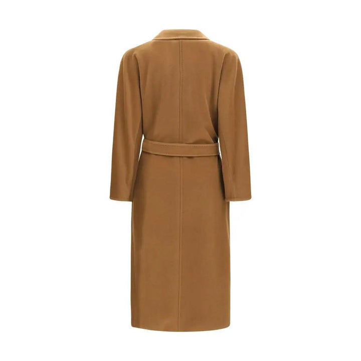 Max Mara Sample Sale | Max Mara Brown Wool Oves Aries Coat - | Designer outlet