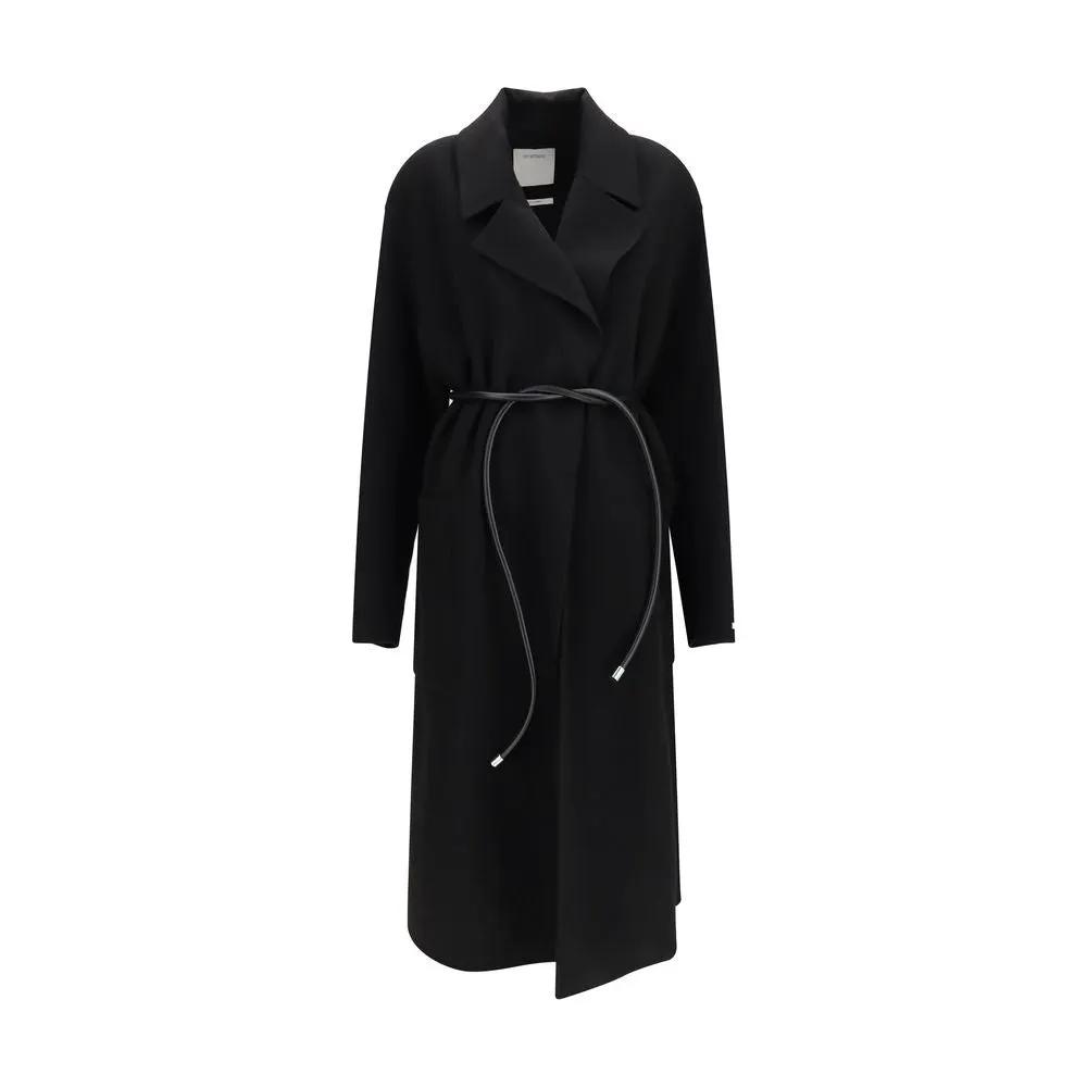 Max Mara Sample Sale | Max Mara Black Wool Oves Aries Coat - | Designer outlet