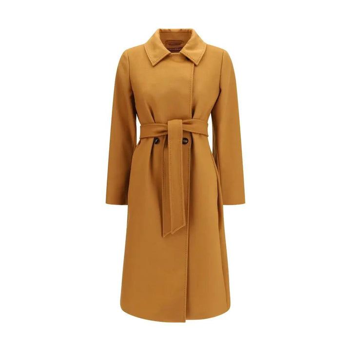 Max Mara Sample Sale | Max Mara Beige Wool Oves Aries Coat - | Designer outlet