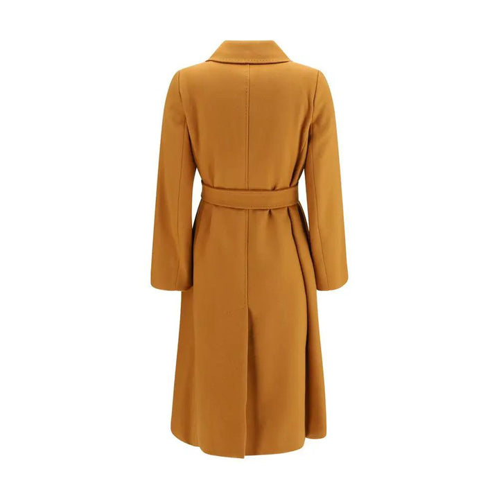 Max Mara Sample Sale | Max Mara Beige Wool Oves Aries Coat - | Designer outlet
