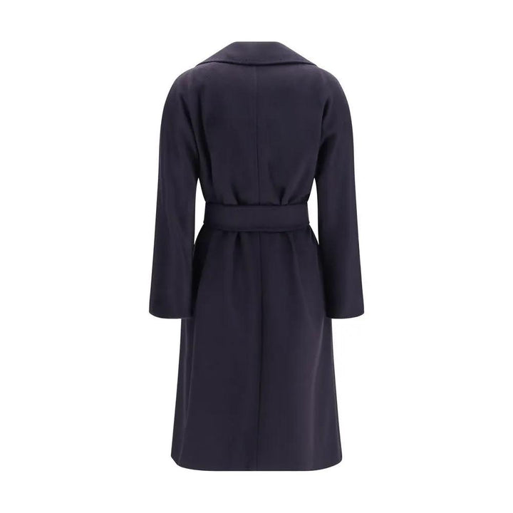 Max Mara Sample Sale | Max Mara Blue Wool Oves Aries Coat - | Designer outlet