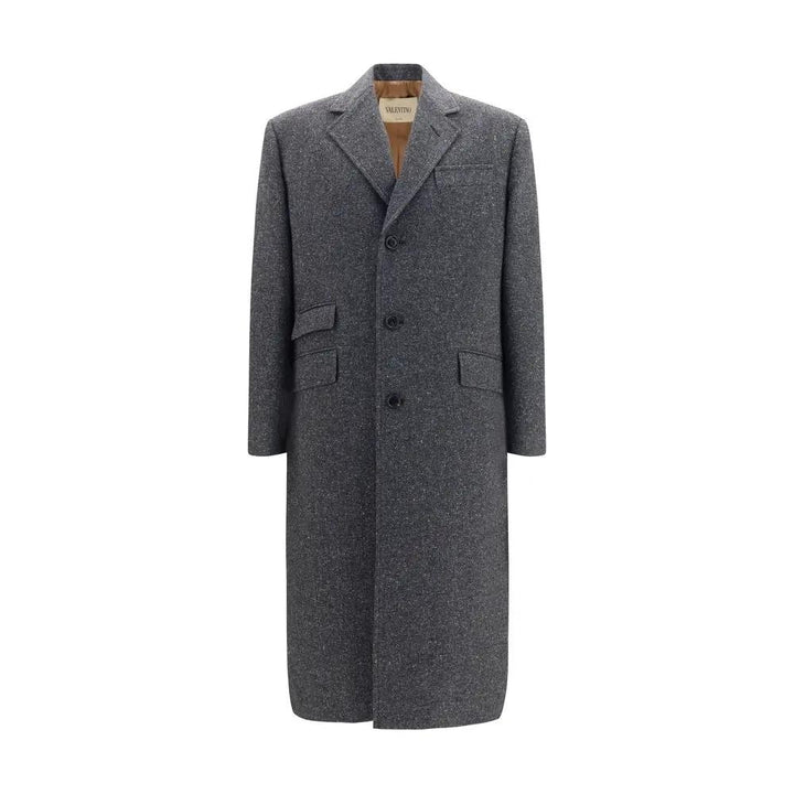 Valentino Garavani Sample Sale | Valentino Garavani Gray Wool Oves Aries Coat - | Designer outlet
