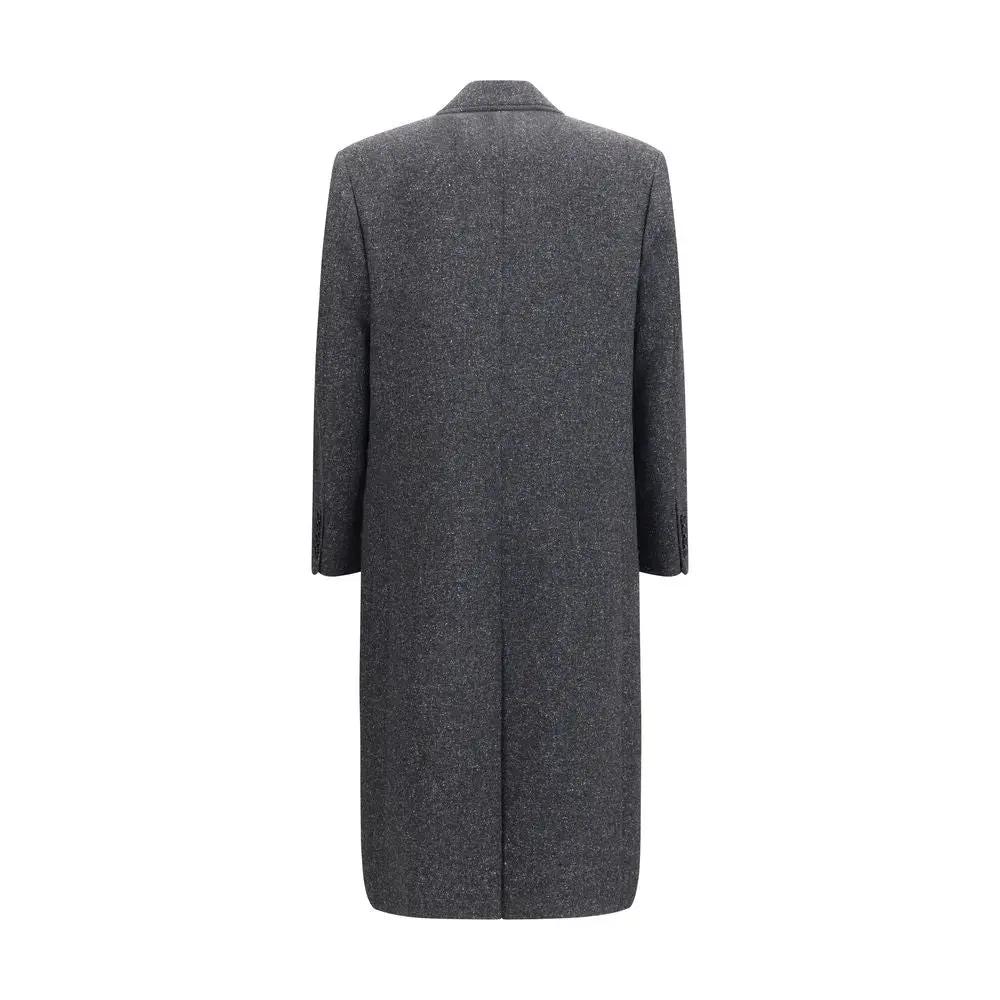 Valentino Garavani Sample Sale | Valentino Garavani Gray Wool Oves Aries Coat - | Designer outlet